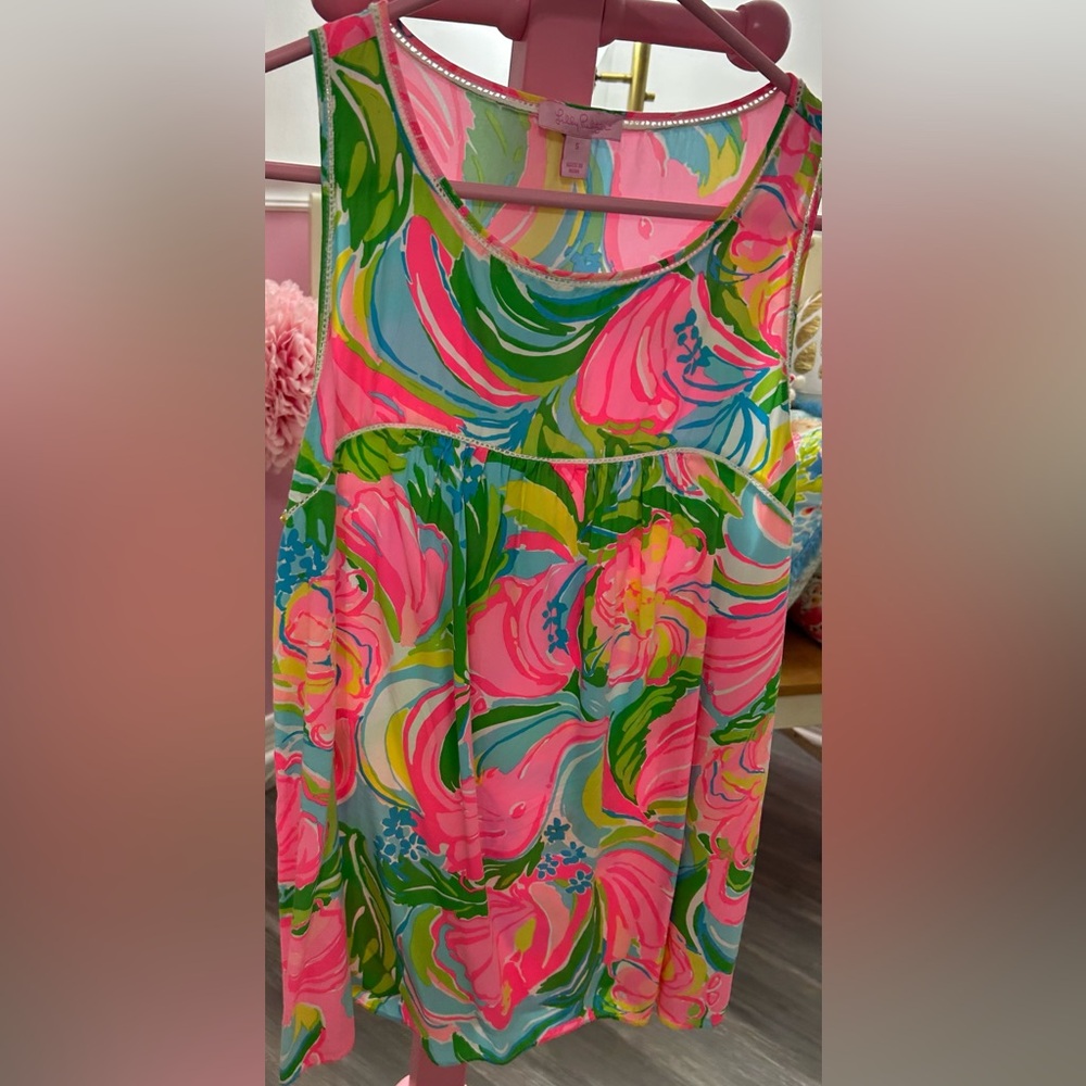 Lilly Pulitzer flutter tank top, So a peeling, Size Small - Picture 10 of 12
